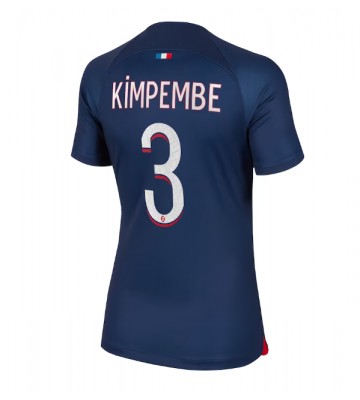 Paris Saint-Germain Presnel Kimpembe #3 Hjemmebanetrøje Dame 2023-24 Kort ærmer